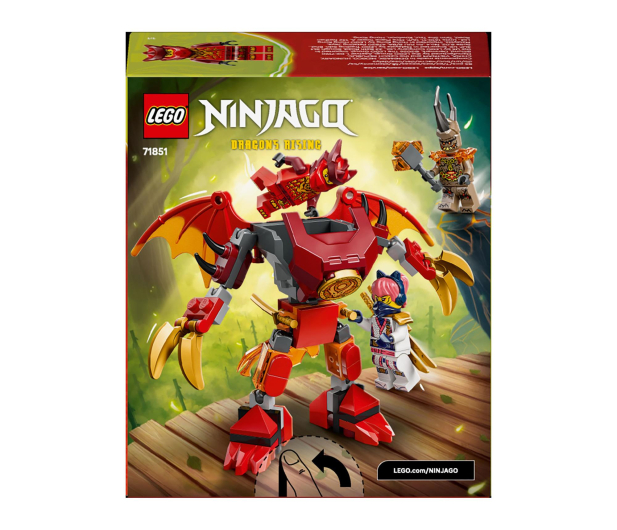 LEGO NINJAGO 71851 Smok-mech Kaia — zestaw bitewny - 1473535 - zdjęcie 14